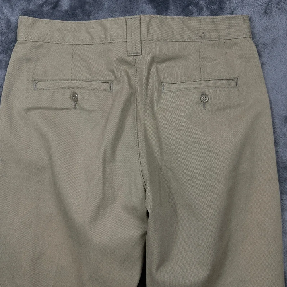 Carhartt Khaki Work Pants Mens 30x30 Tan Good Twill Straight Leg Chinos 9465